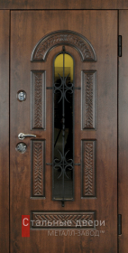 Входные двери МДФ в Лотошино «Двери МДФ со стеклом»